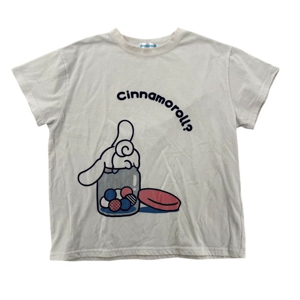 Cinnamoroll Shirt Womens Large‎ Sanrio Kawaii Cute Graphic Short Sleeve 2022